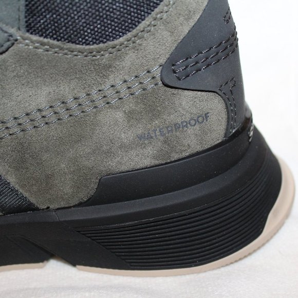 NIB SOREL MEN'S WATERPROOF KINETIC SNEAKER HIKING WINTER BOOTS GREEN GRAY 10.5 - Picture 8 of 8